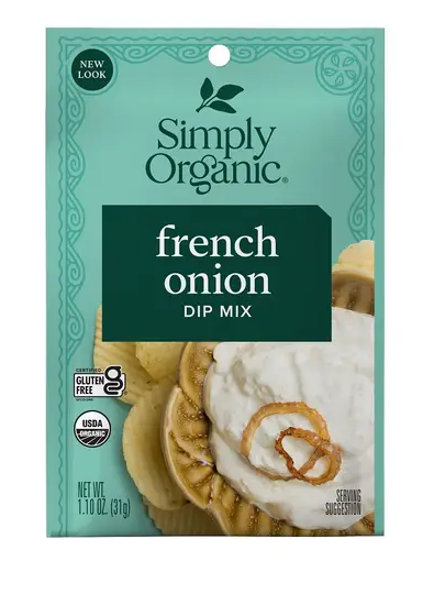 Simply Organic - French Onion Dip 1.1 oz - 18841
