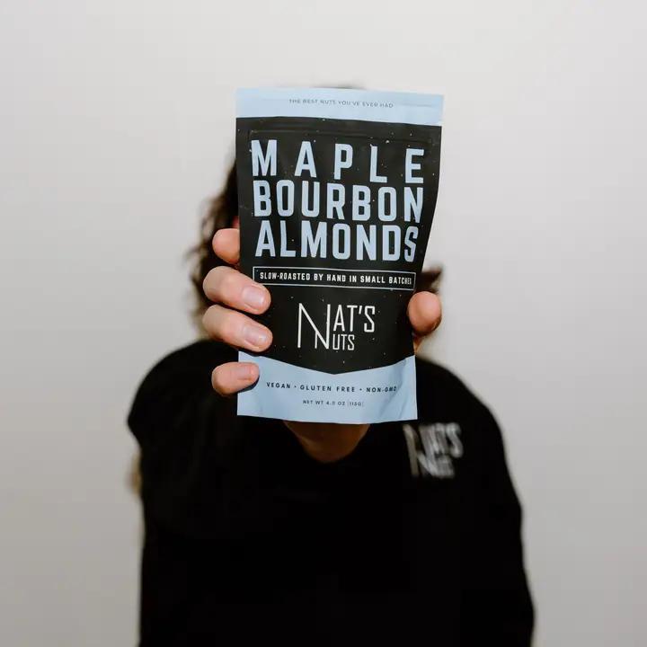 Nat's Nuts - Maple Bourbon Almonds 4 oz