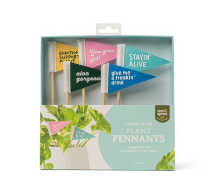 Seed & Sprout - Rooting For You Plant Pennants - SNSPP24