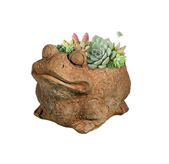 Classic Concrete Buddies Frog Small Rust 81791027