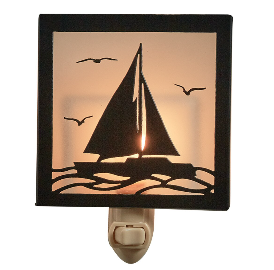Park Designs Sail Boat Silhouette Night Light