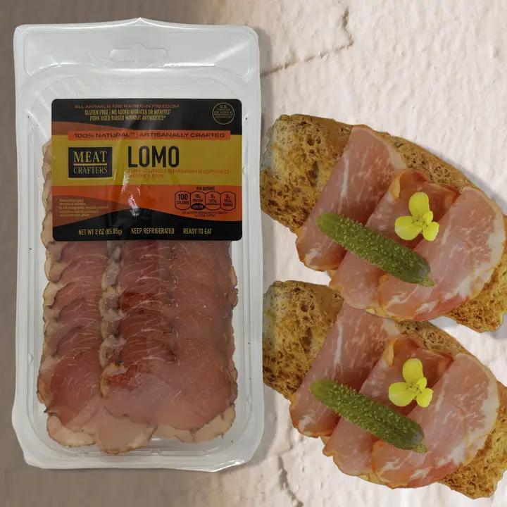 Meatcrafters - Classic Dry-Cured Duroc Pork Lomo: Smoked Paprika & Garlic 3 oz - 123S-10 DISCOSVF