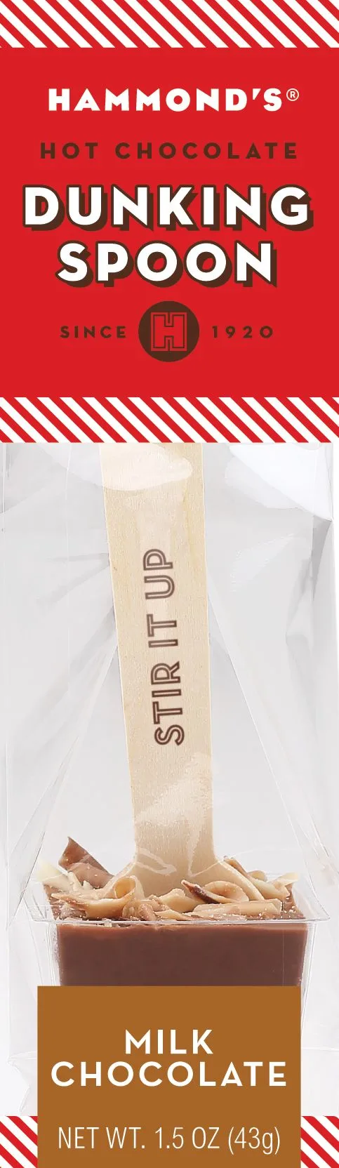 Hammond's Candies - Milk Chocolate Dunking Spoon 1.5 oz - CS14616