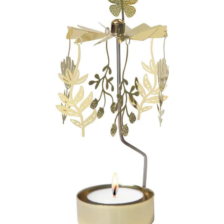Rotary Candleholder - Meadow, Gold - 90-AN460G