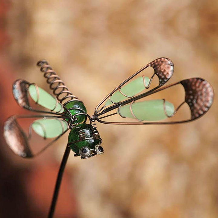 Glow in the Dark Garden Stake - Pollinator Garden Garden Stake - Assorted Styles - P355