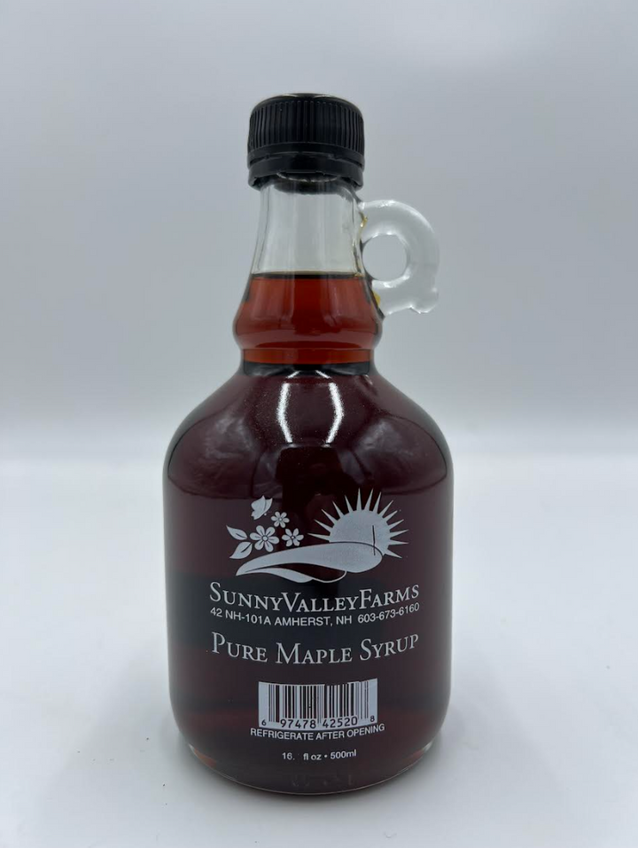 Sunny Valley Farms Maple Syrup  16.9 fl oz - Grade A Dark Robust Taste (Dark)