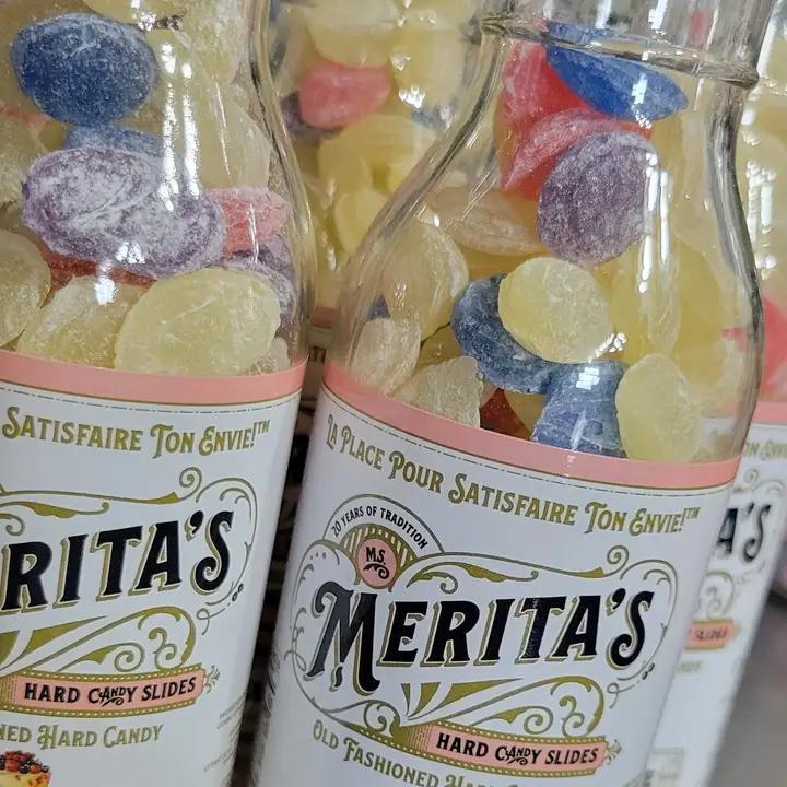 Ms. Merita's Hard Candy Slides - Gentilly Cake Glass Bottle 12 oz