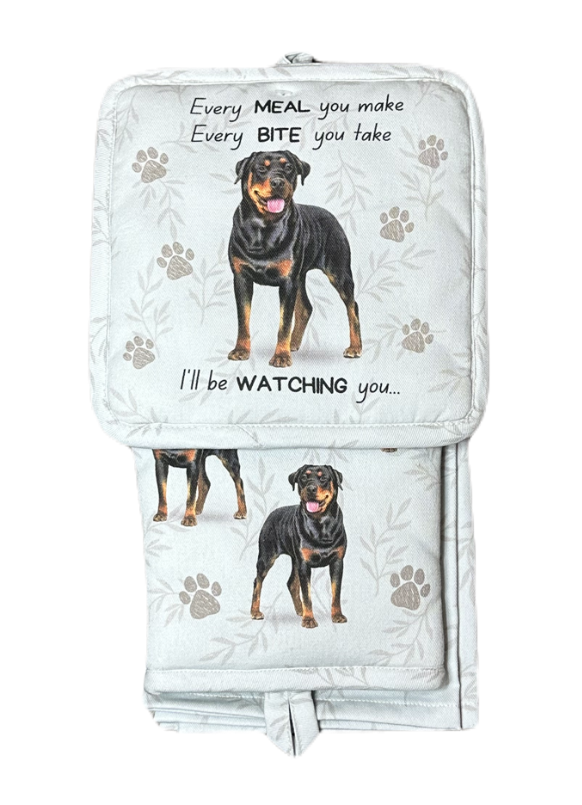 E&S Pets - Rottweiler - 3 Piece Kitchen Set - 311-33