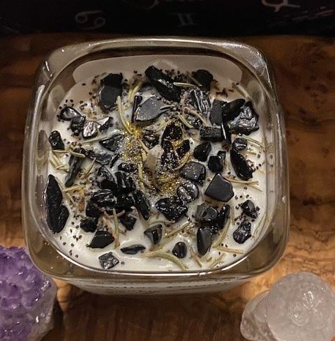 Blissful Collections by Victoria - Scorpio Candle 10 oz Cube w/ Lid - 1202