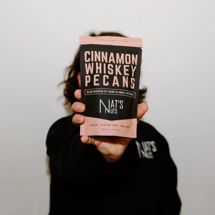 Nat's Nuts - Cinnamon Whiskey Pecans 4 oz