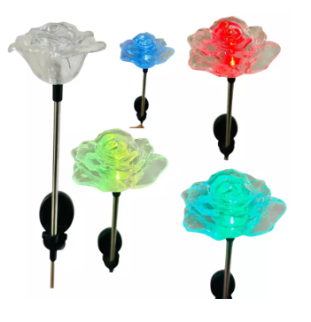 Solar Rose Stake - 922-18016