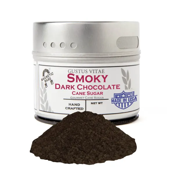 Gustus Vitae Smoky Dark Chocolate Cane Sugar - Tin DISSVF