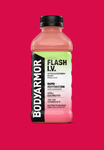Bodyarmor - Flash I.V. Strawberry Kiwi Electrolyte Sports Drink Bottle 20 oz - 412345