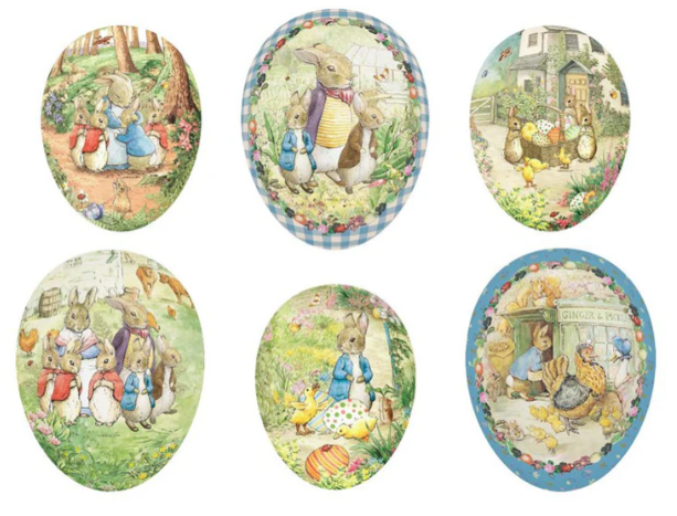 Beatrix Potter Egg - Medium - 6 Assorted Styles (Sold Individually) - 33-29415