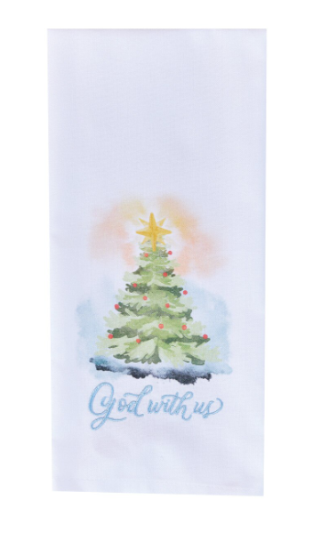 Park Designs - God With Us Dishtowel - 9869-106G