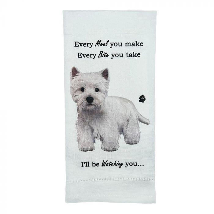 E&S Pets - Westie Kitchen Towel 711-45
