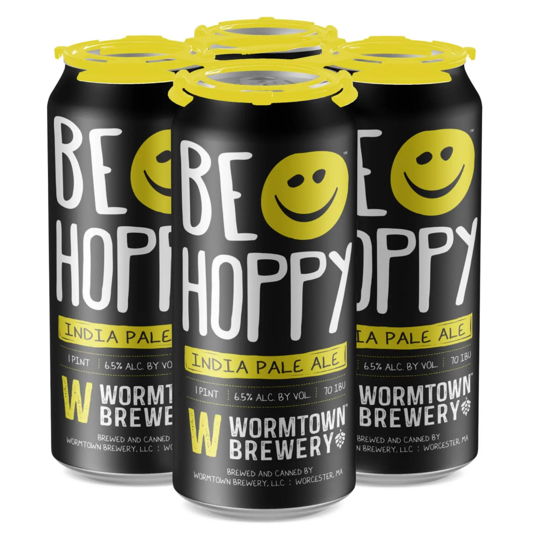 Wormtown Brewery - Be Hoppy - 16 oz 4 Pack Cans - 1670163 DISSVF