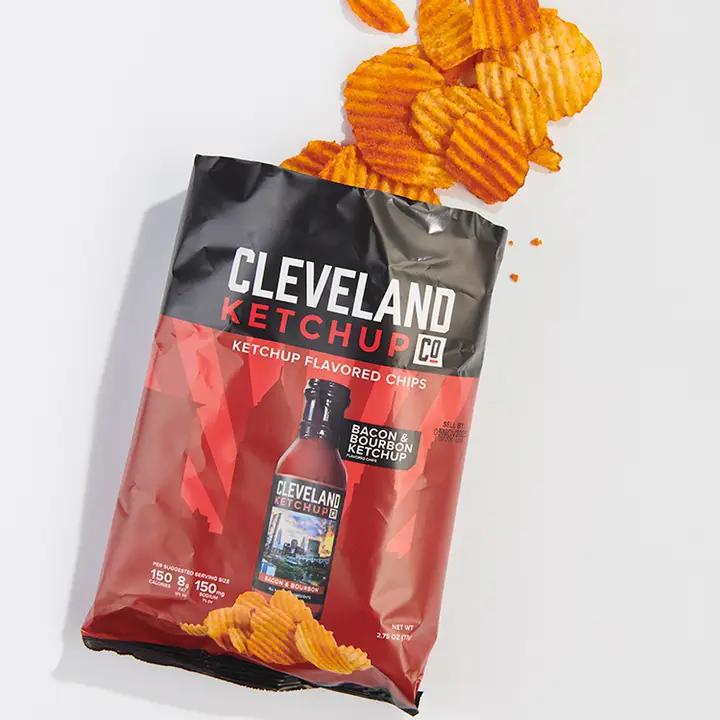 Cleveland Ketchup Co. - Bacon & Bourbon Ketchup Chips 2.75 oz