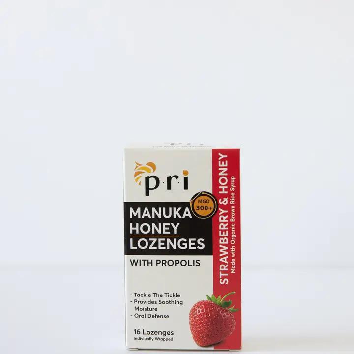 Pacific Resources - Manuka Honey Strawberry Lozenges 2.88 oz - 80301
