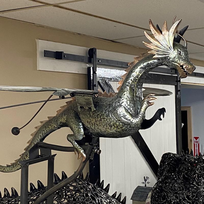 8.35FT Flying Dragon Iron Rocking Stake "Drakono" - ZR208670