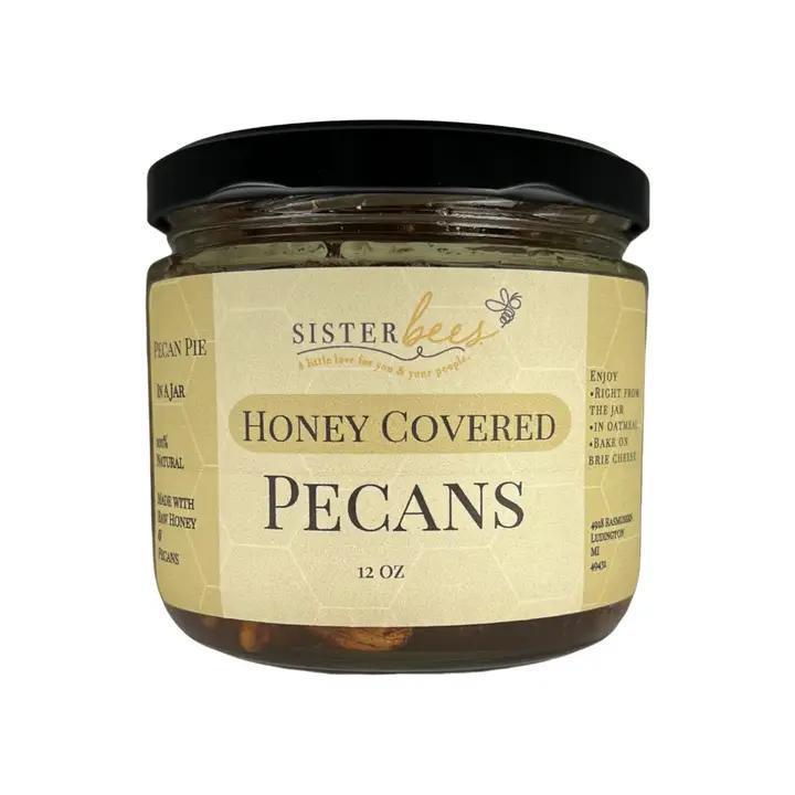 Sister Bees - Honey-Covered Pecans 12 oz