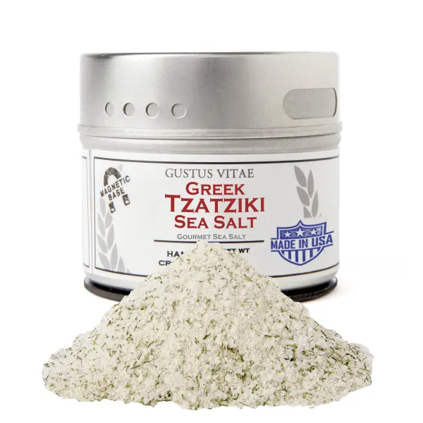 Gustus Vitae Greek Tzatziki Sea Salt - Tin DISSVF