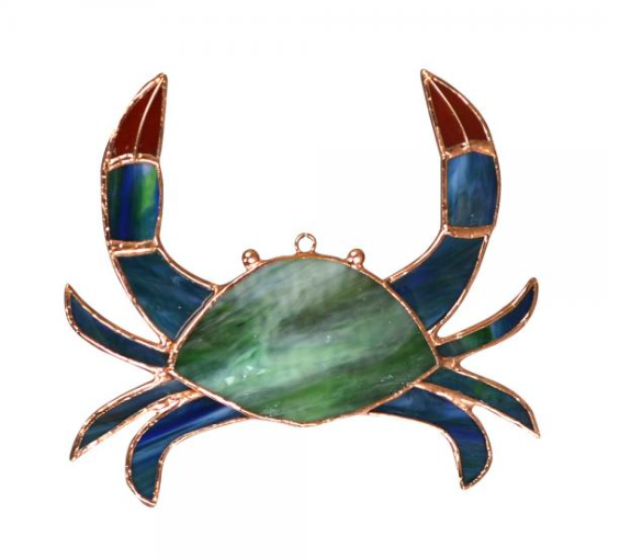 Gift Essentials - Stained Glass Crab Suncatcher - GE227