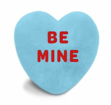 Warmies - Sweethearts Blue - Be Mine Convo Heart - CP-HEART-B