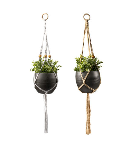 Seed & Sprout - Let's Hang Macrame Plant Hanger - Assorted Colors ( Sold Individually ) - SNSPH12