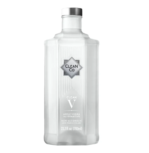 Clean Co  - Apple Vodka Alternative - Non-Alcoholic Apple Vodka - 23.7 oz 299216