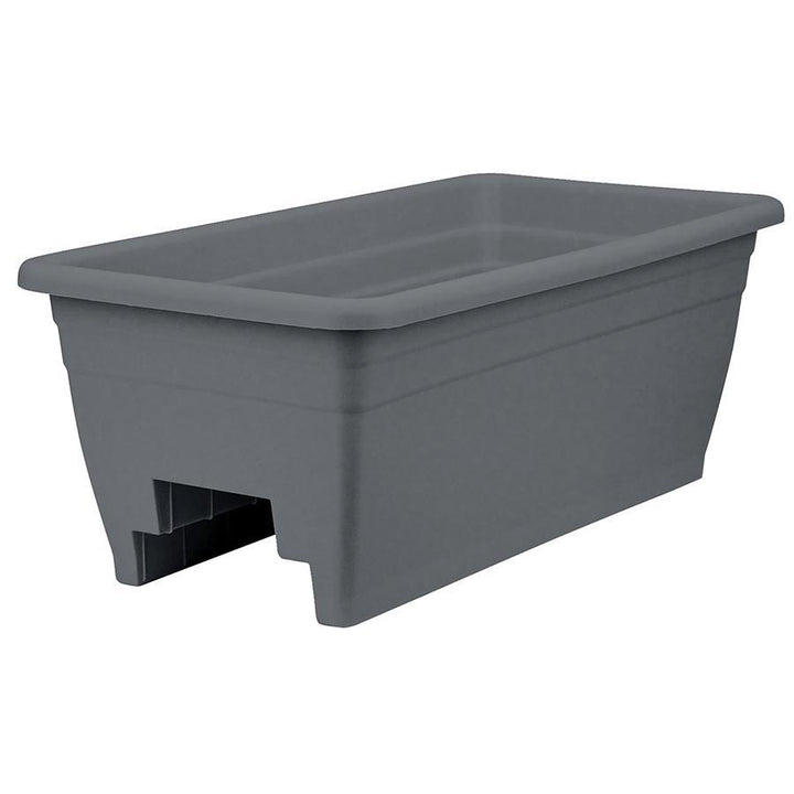 HC 24" Deck Rail Box Planter in Warm Gray 80282468