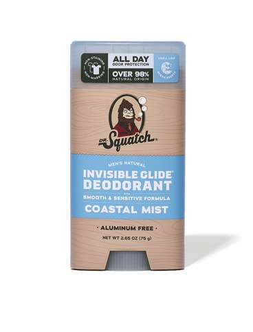 Dr. Squatch - Invisible Glide Coastal Mist Deodorant 2.65 oz - WH-IGD-CSM-01
