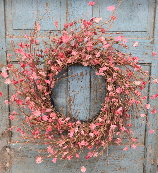 Coral Bloom Wreath - BG3070