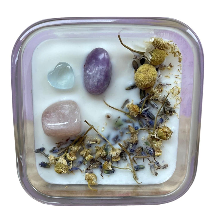 Blissful Collections by Victoria - Relax & Let Go Candle 10 oz Cube w/ Lid - 5217