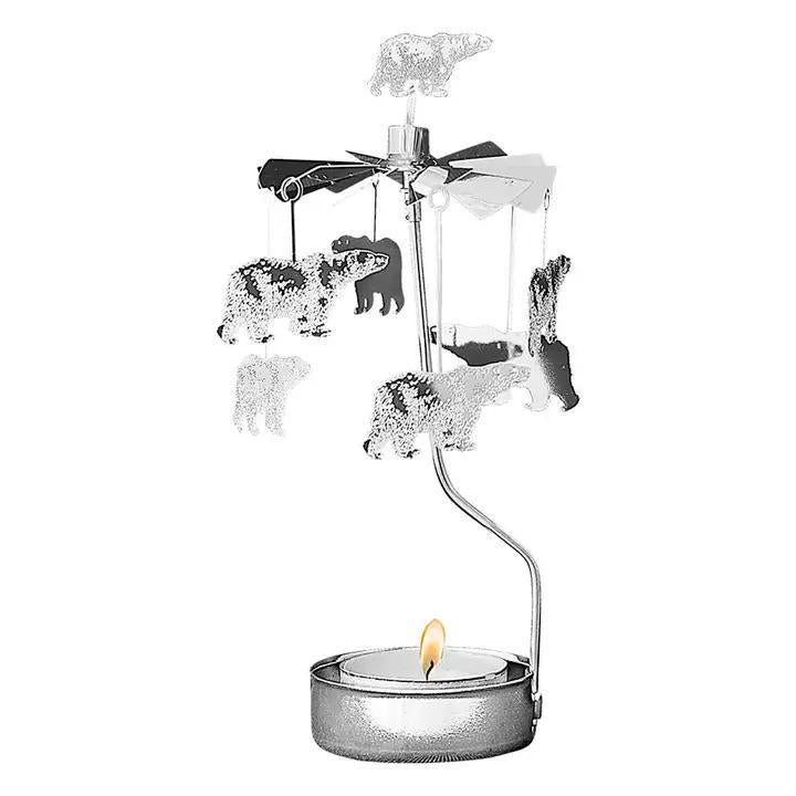 Rotary Candleholder - Polar Bear - 90-AN781