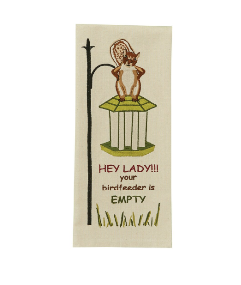 Park Designs - Out Of Bird Seed Embroidered Dishtowel - 73-232