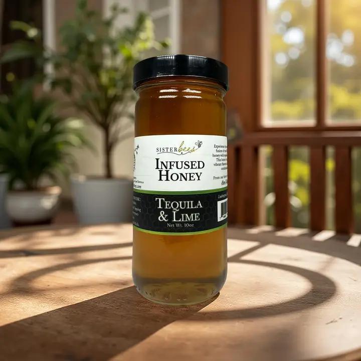 Sister Bees - Tequila & Lime Infused Honey 10 oz