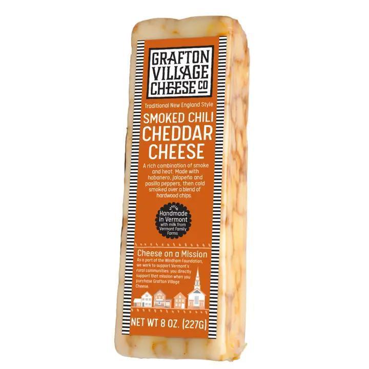 Grafton Village Cheese Co. - Smoked Chili Cheddar Cheese 8 oz