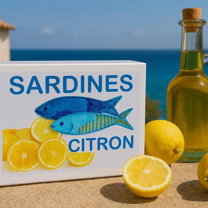 Capitaine Nat' - Sardines w/ Olive Oil and Organic Lemon 4 oz - 1133