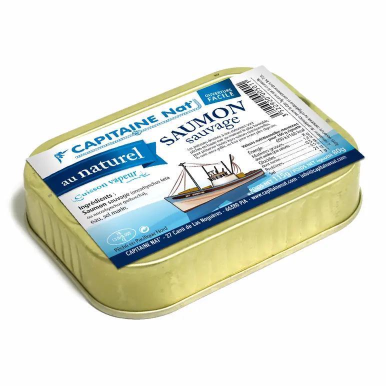 Capitaine Nat' - Wild Salmon in Nature 4 oz - 5011