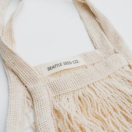 Seattle Seed Co. - French Market String Tote Reusable Pure Cotton Bag - STRING-TOTE2