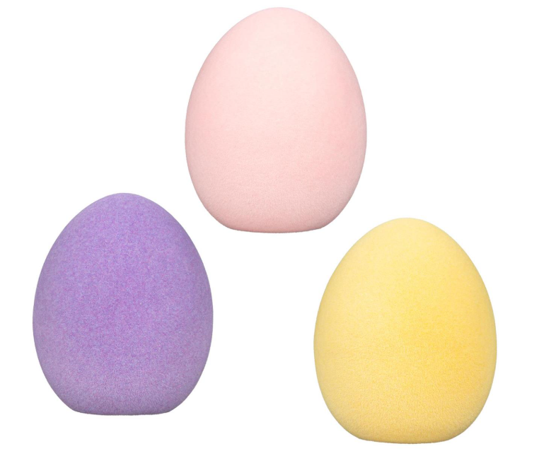 3" Ceramic Flocked Egg - Bunny Blooms Table Decor - 8TAC302