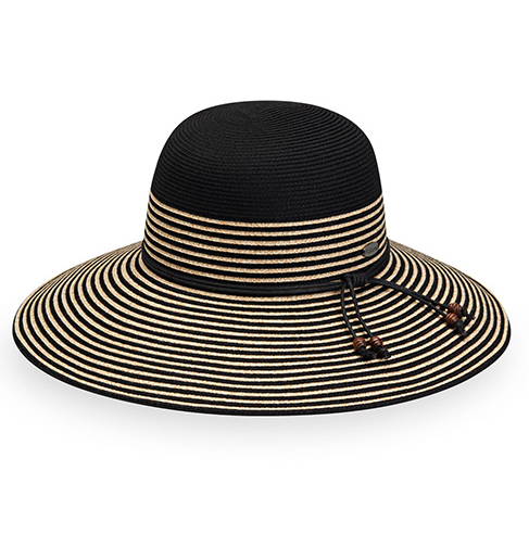 Wallaroo Hat Company - Marseille - Black / Natural - MARS-BKNA