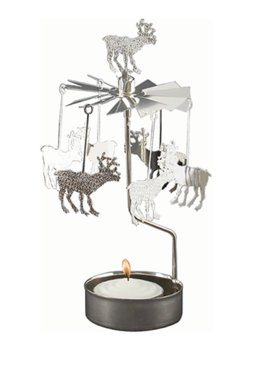 Rotary Candleholder - Reindeer - 90-AN248