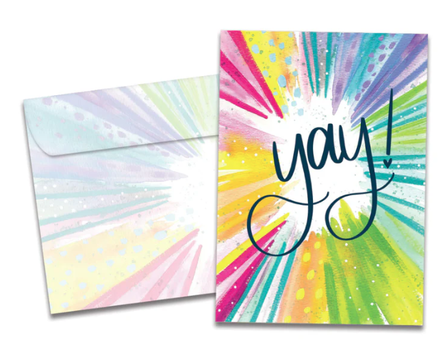 Tree-Free Greetings - Congratulations Card - Yay - 22504