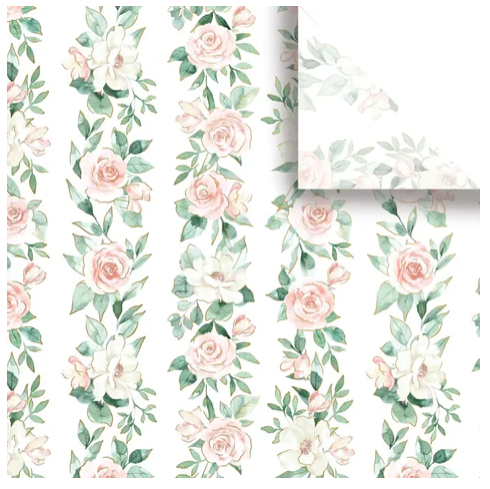Jillson & Roberts - Tissue - Pink Roses - PT474