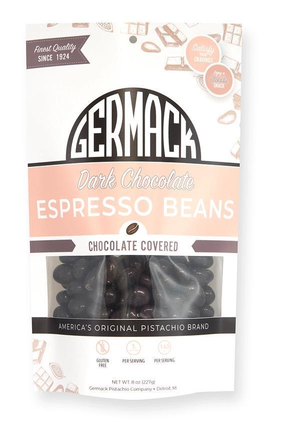 Germack Pistachio Company - Dark Chocolate Espresso Beans 8 oz - 19000