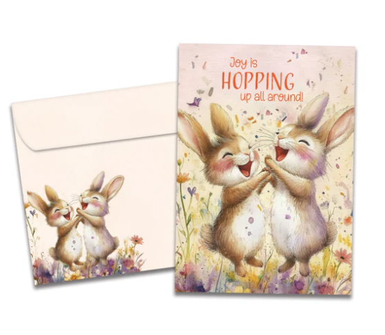 Tree-Free Greetings - Easter - Hopping w/ Joy - 22446