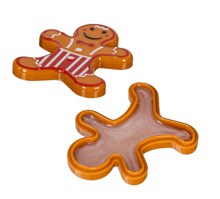 Evergreen - Gingerbread Man Lip Gloss - Vanilla / Assorted Styles - BUX810PLA125