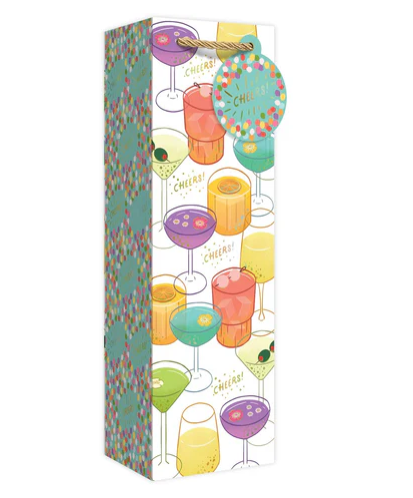 Jillson & Roberts - Bottle Tote - Tipsy Time - GBB232